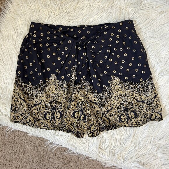 Hei Hei Pants - Hei Hei Anthropologie Wrap Style Shorts S Boho Print